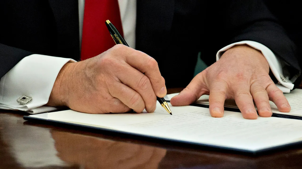 Trump signing executive orders